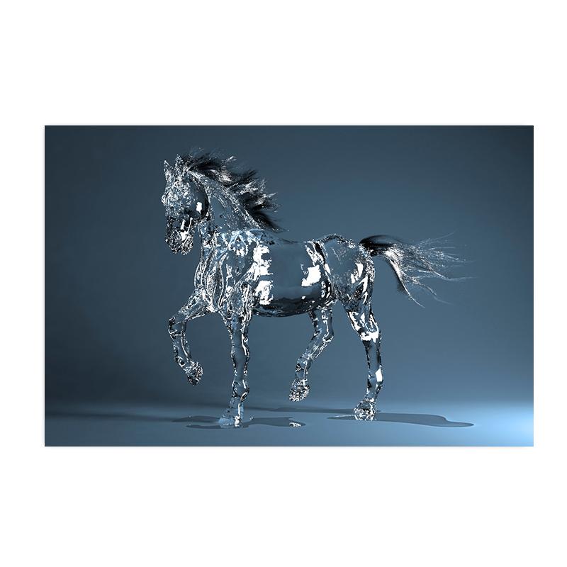 Moderne Tier Pferd Kunst Leinwand Malerei Poster und Drucke Abstrakte Wand Kunst Bilder für Wohnzimmer Hause Dekoration Cuadros