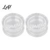 Compact Food Processor Garlic Mincer Tool Multi-Purpose Manual Rotating Press Bite-Teeth Crushing Clear Press Structure Masher Transparent Easy to