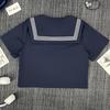 Original Japanese JK Navy Blue Three-Line Sailor Suit Middle School Uniform Costume