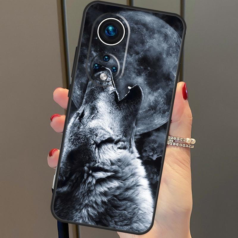 Wolf Howls Art Case For Honor Magic 6 Pro 5 Lite 50 70 90 X6 X7 X8 X9 Honor X6a X7a X8a X9a X8b X9b Cover