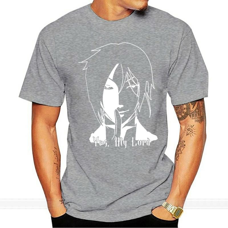 

fashion tshirt men cotton brand teeshirt Kuroshitsuji Black Butler TShirt Anime Gothic Ciel Tee Custom Printed Tee Shirt 4XL