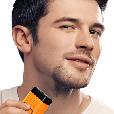 Çift başlı Mini Elektrikli Tıraş Makinesi USB Şarj Edilebilir Su Geçirmez Taşınabilir Seyahat Islak Kuru Tıraş Jileti Erkek Sakal Düzeltici Saç Temizleme Aracı