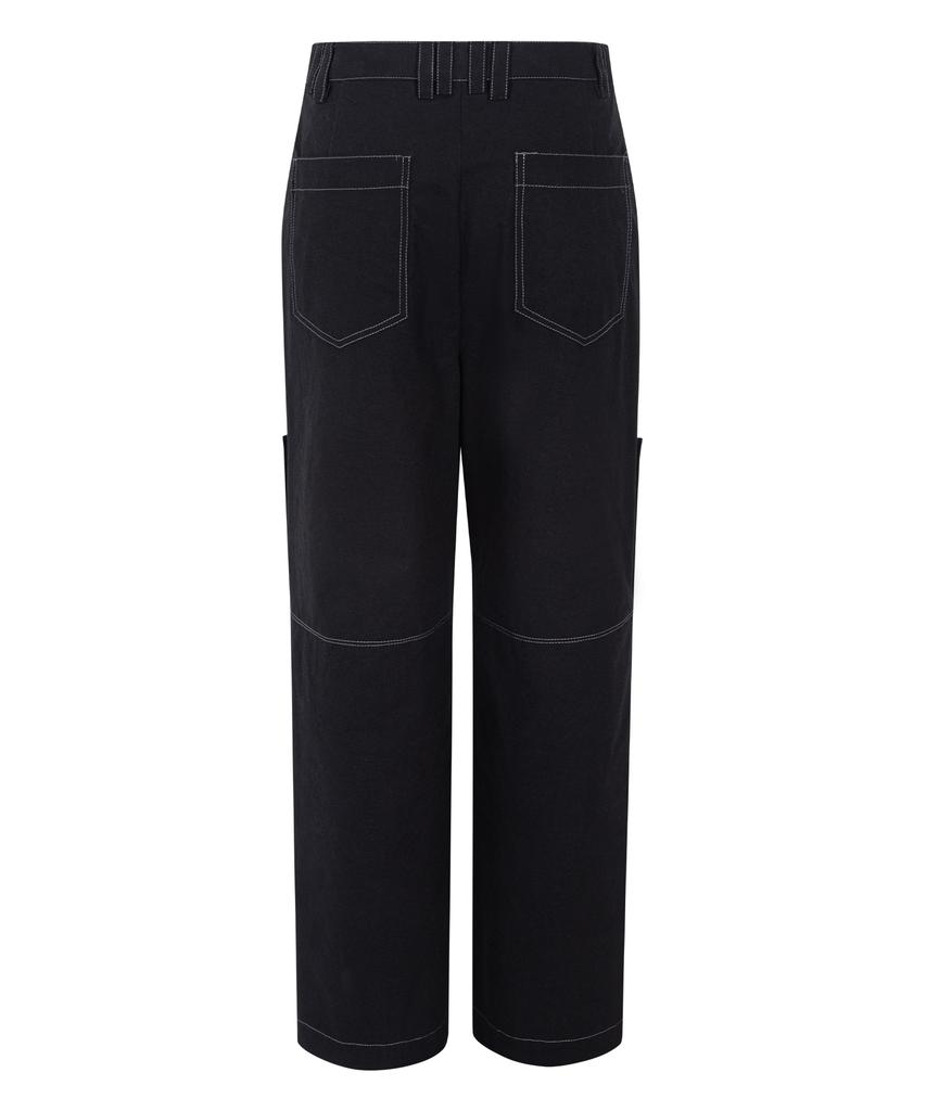 Eichijig Detachable Double Knee Trousers - Black