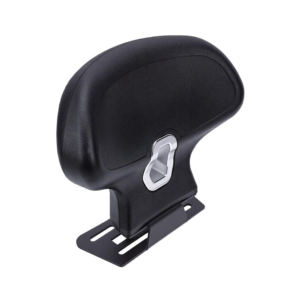 Motorcycle Rear Backrest Soft PU Black Universal Passenger Back Support For ATV Scooter Cruiser Moped
