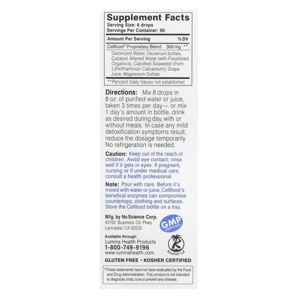 Oxygen + Nutrient Supplement, 30Ml (1Fl Oz)