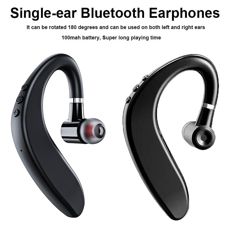 3pcs Bluetooth 5.3 Headphone Wireless Ear-Hook Earphone HiFi Sound HD-Calling Noise Reduction Earbuds Headset For