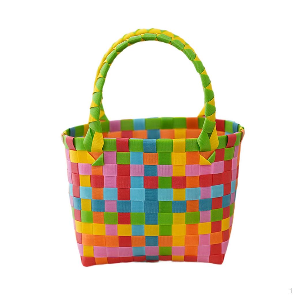 Breathable Woven Summer Handbag, Ideal for Beach, Picnics, Shopping, Vacation Or Travel