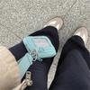 Ladies Portable Wristlet Wallets Keychain Wallet Coin Purse with Zipper for Travel Credit Card Holder Phone
