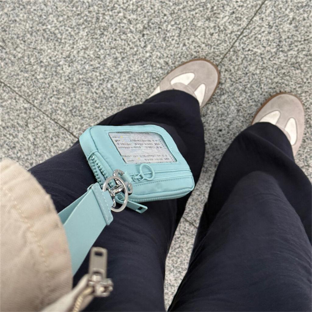 Ladies Portable Wristlet Wallets Keychain Wallet Coin Purse with Zipper for Travel Credit Card Holder Phone