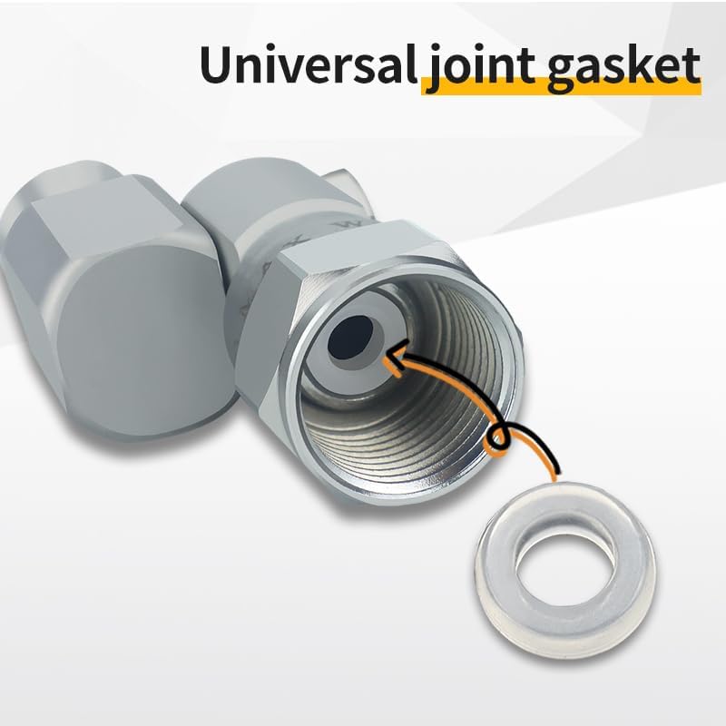 Reversible Seal Tip Gasket for Airless Paint Sprayer Replace 246453 Compatible with Graco Airless Spray Nozzle Copper + Nylon Seal Replacement
