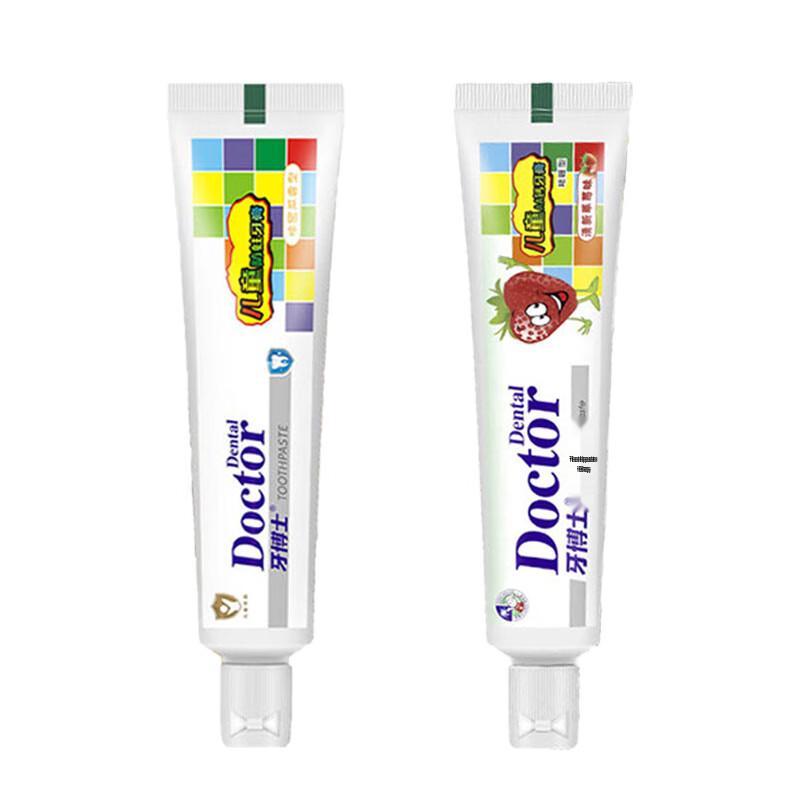 Dr. Ya Kids Toothpaste Twin Pack (Cantaloupe & Strawberry)
