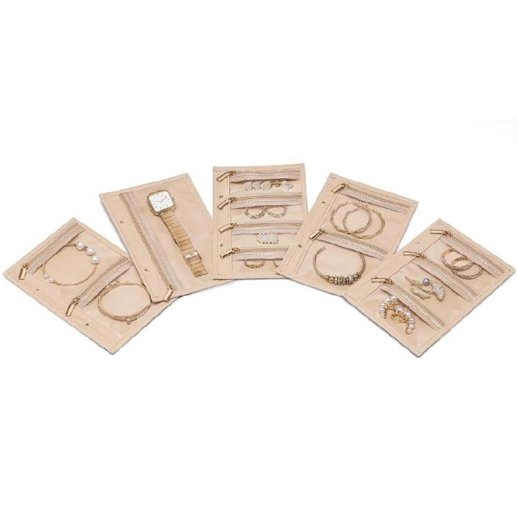 Transparenter Schmuckhalter mit klaren Seiten Ticketaufbewahrungsbuch für Reisen Ohrringe Halsketten Ringe Organizer Alben