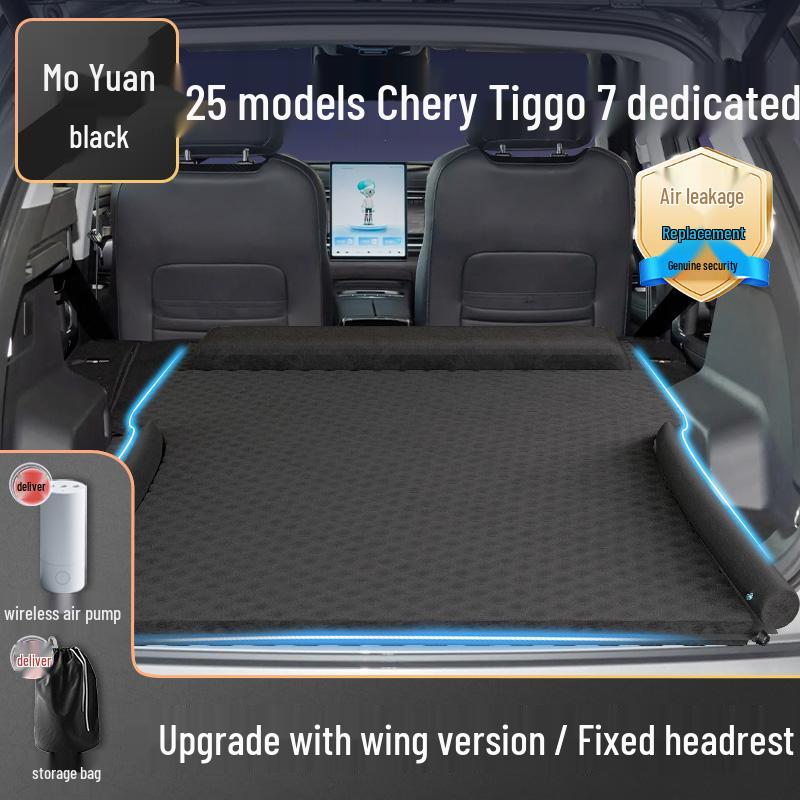 Fits 25 Chery Tiggo 7 models: Car Bed Mattress, Trunk Bed, Rear Seat Sleeping Pad, Inflatable Car Sleeping Mat.