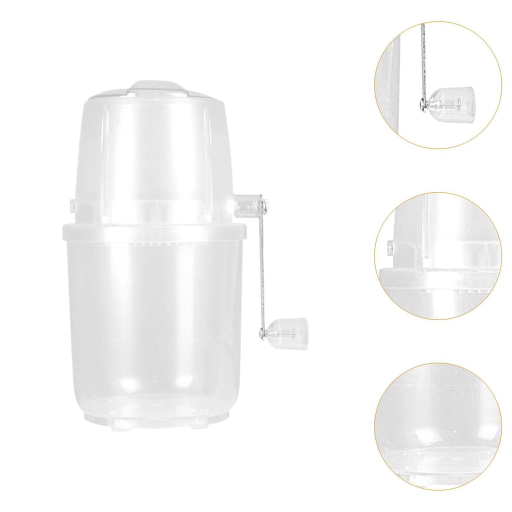 Tragbare Slush-Maschine, Küchenutensilien, feine Chips, Schneekegel, manueller rotierender Eiszerkleinerer, manuelle Eismaschine für Bars