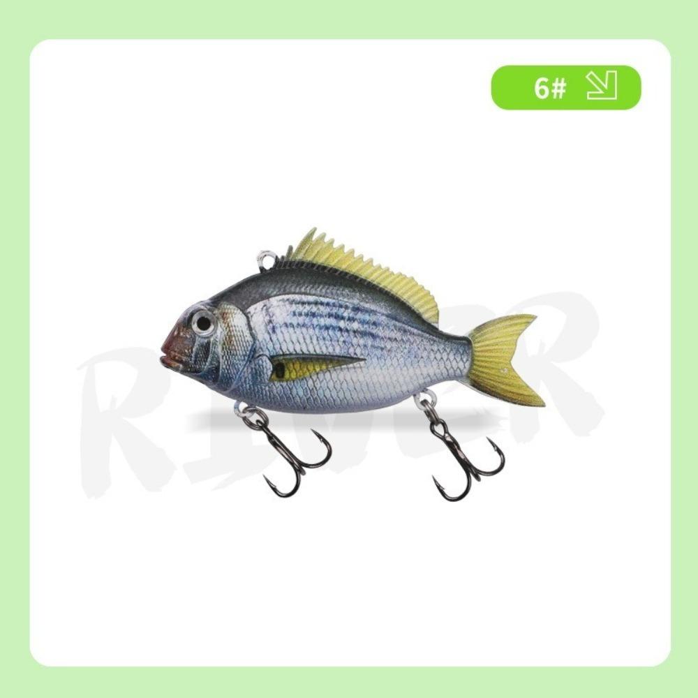 

Dynamic Vibration VIB Swimbait Soft Design Sea Fishing Baits Fishing Lures Winter Fishing 6#
