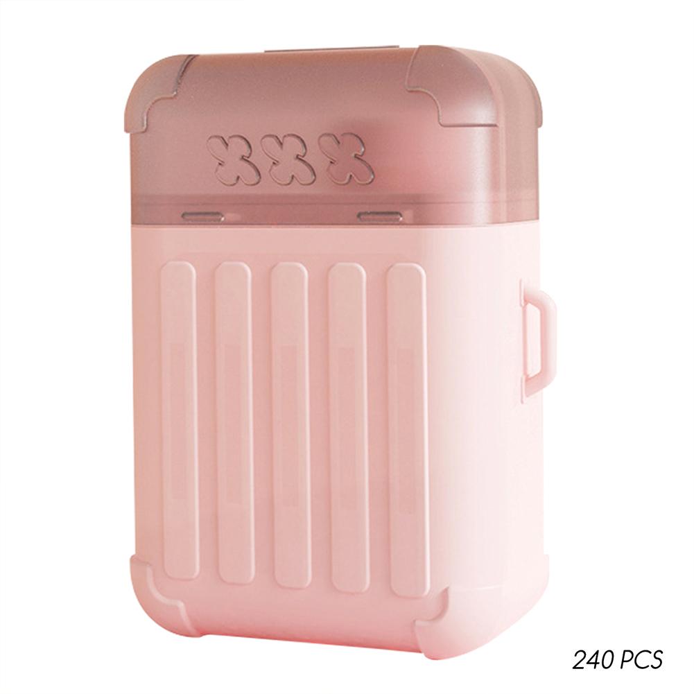 180/240pcs Ear Hole Cleaner Disposable Ear Piercing Cleaner Floss with 15ml Cleaning Solution Ear Cleaner for Removing Dirt Odor