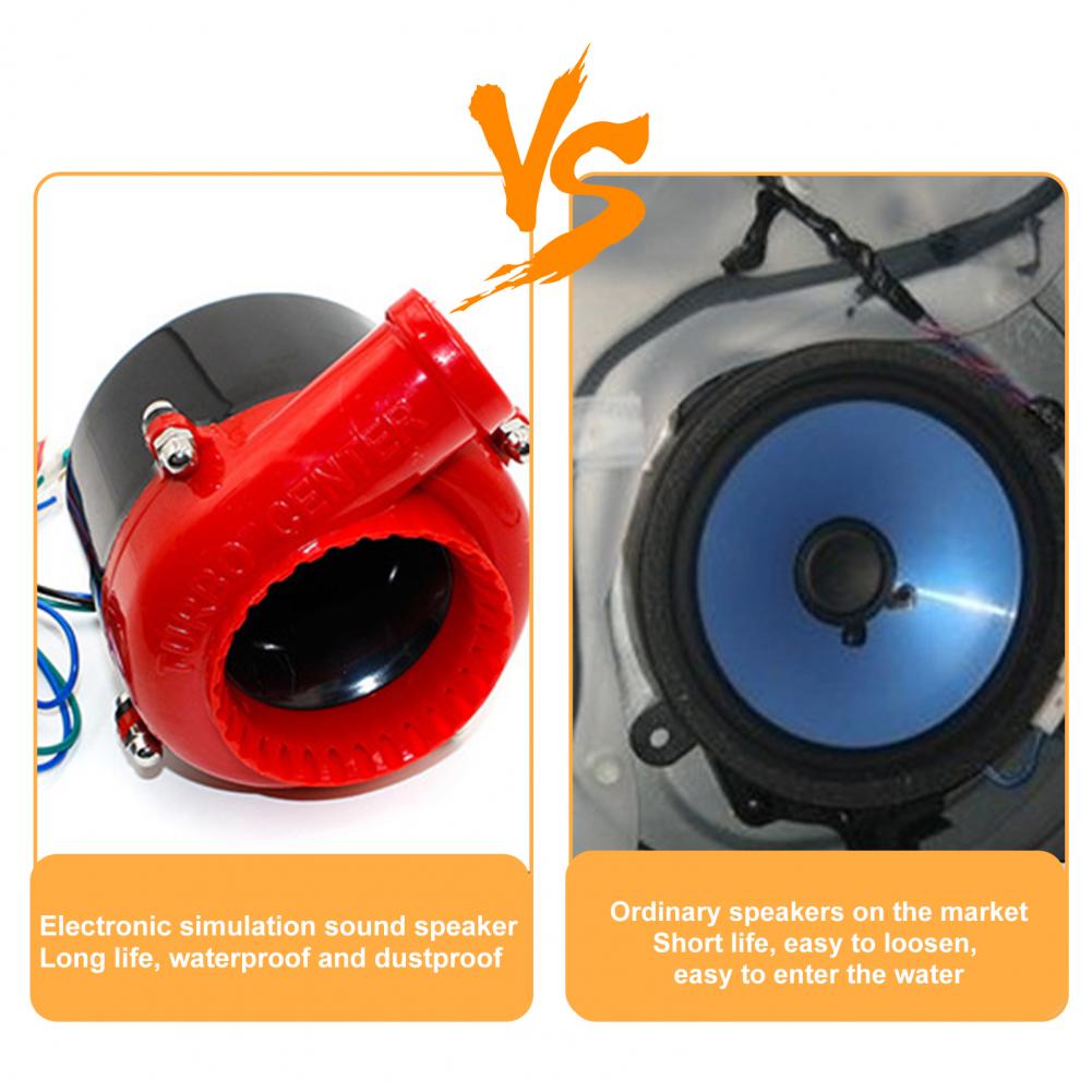 Car Turbo Sounder Naturally Aspirated Car Tuning Sounder Accessories Pressure Relief Valve Car Electronics Sound Turbo Generator