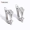 18K Gold Plated Brass Fastener Earrings Hooks Clasps,Earring fixtures,Shvenzy Earwire For DIY Handmade Earrings Making Findings