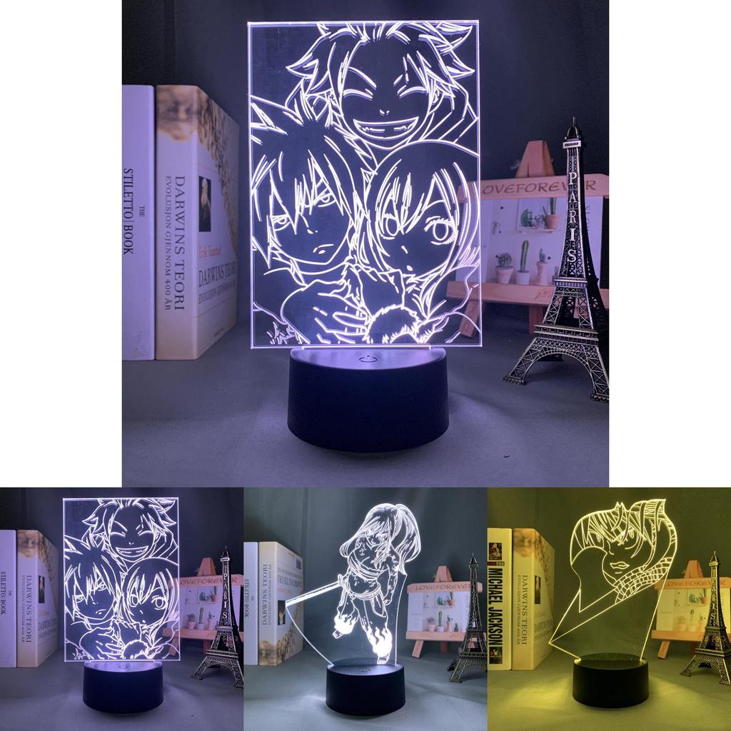 Fairy Tail Led Night Lamp With Color Changing Features And Usb Power For Kid Room