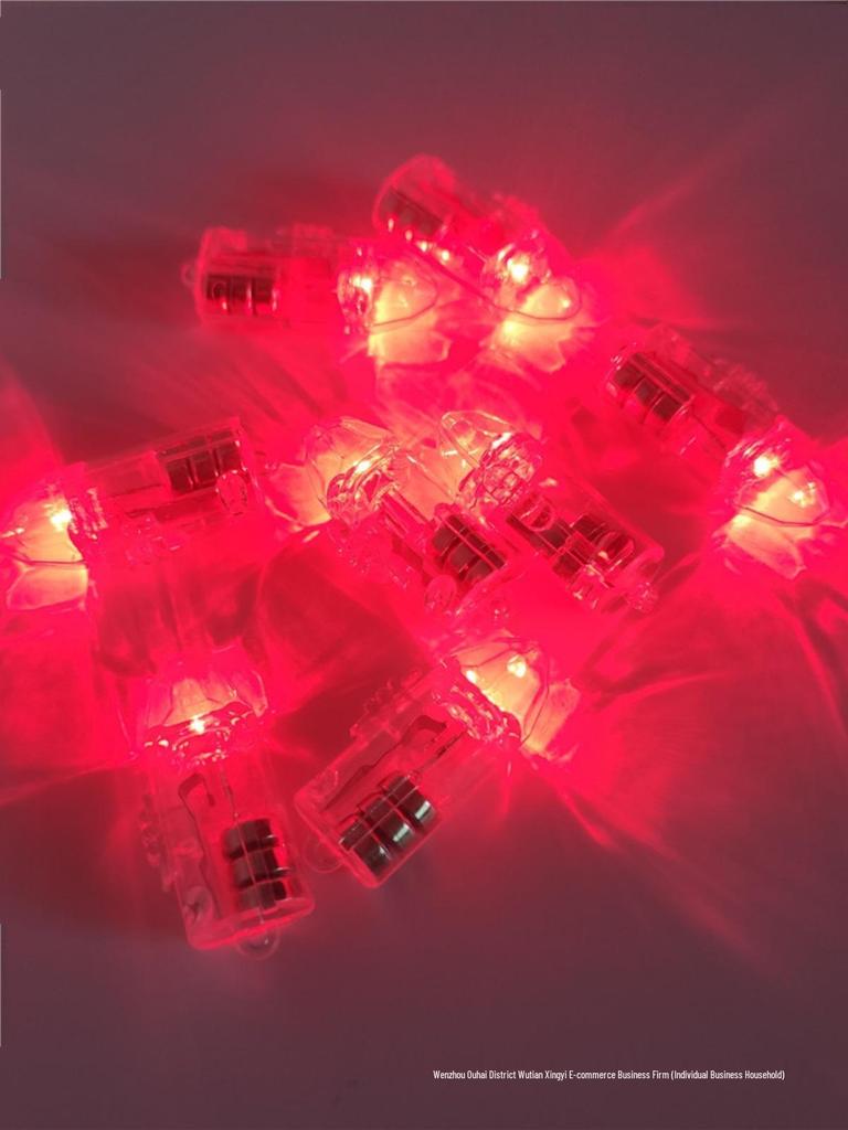 Mini Flashing Colored Light Strip with Hanging Hole for Holiday Decoration