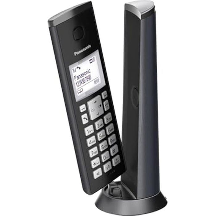 Téléphone sans fil - PANASONIC - KX-TGK220 - DECT - Identification de l'appelant - Noir mat