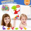 Soft Silicone Building Blocks Toy Animal Shape Suction Toy for Kids Stress Release Parent-Child Interactive Game Sucker Bath Toy