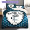 Empoli Logo Bedding Quilt Set Quilt Cover Pillowcase Home Decoration Birthday Gift (1 * Duvet Cover + 2 * Pillowcase, Without Core)