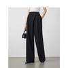 LANCY High-Waist Drape Wide-Leg Trousers
