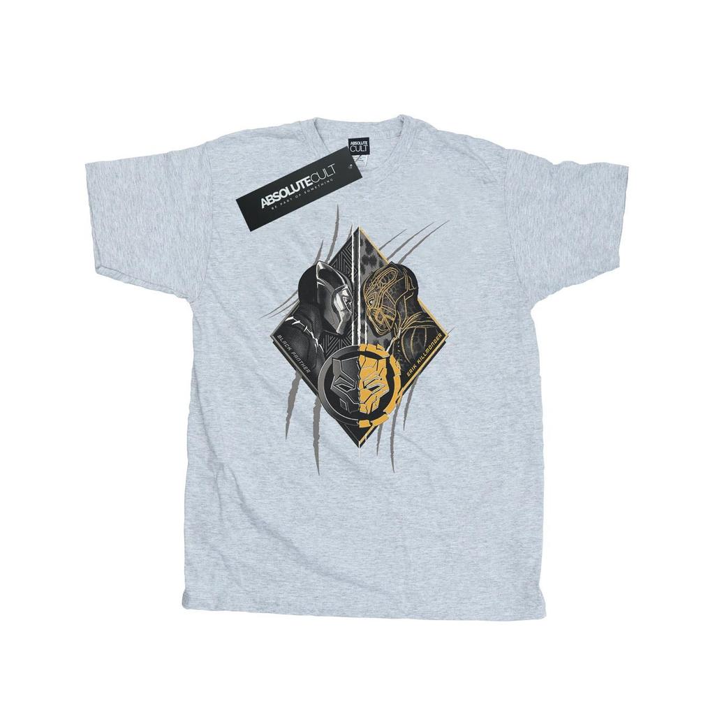 Marvel Mens Black Panther Vs Killmonger T-Shirt