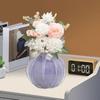 Glass Vase for Floral Display Centerpiece On Desk Or Shelf