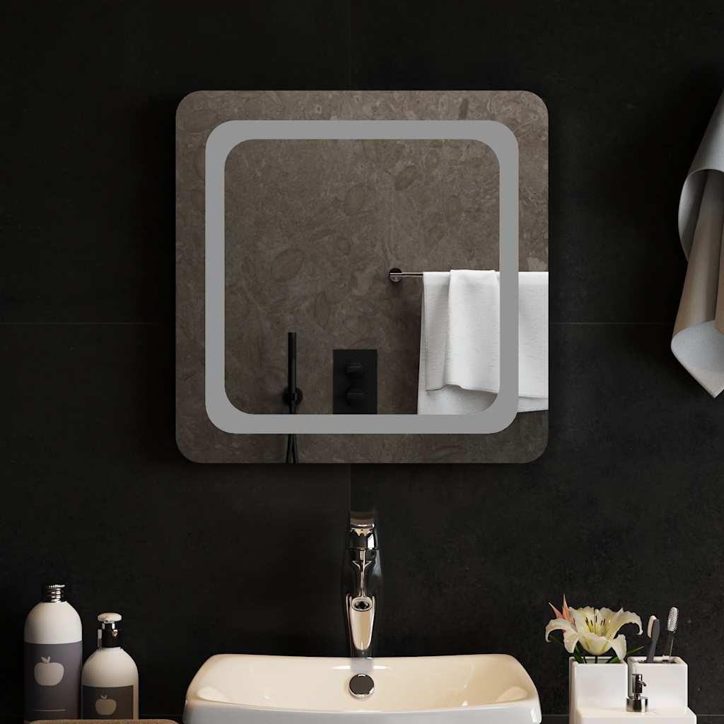 Vidaxl LED Bathroom Mirror, 50X50 Cm