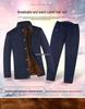 Men's Winter Warm Set: Cotton-Padded Jacket and Pants for Seniors – Fleece-Lined, Camel Down, Ideal for Dad or Grandpa.