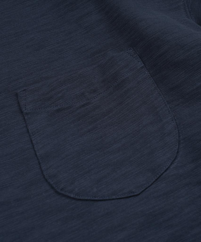 FRIZMWORKS Slub Henley Neck L/S Tee _ Navy
