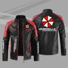 [Light and thin] Deadpool Resident Evil Crisis personalized leather jacket European and American men's PU leather jacket spring and autumn jacket