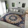 Retro Persian Style Carpet for Living Room Home Decoration Luxury Lounge Rug Soft Bedroom Carpet Non-slip Bedside Mats Washable
