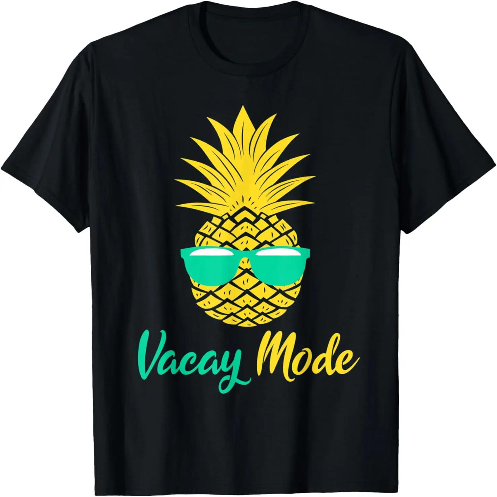Vacay Mode Pineapple Gifts Summer Fruit Pineapple T-Shirt S чёрный