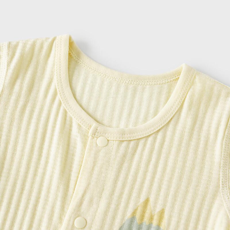 TONGTAI Baby Short Sleeve Cotton Romper
