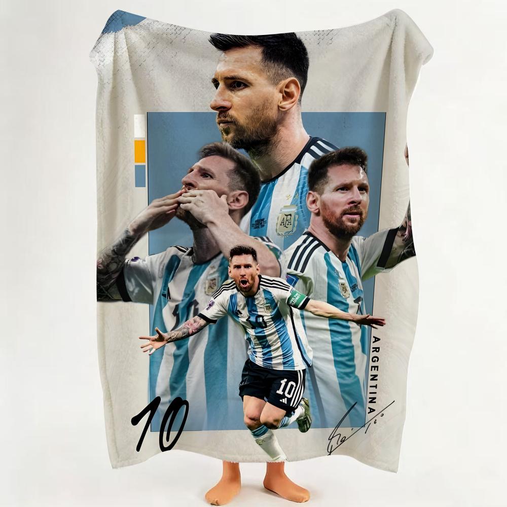 

Athlete LLionel AAndres MMessi Throw Flannel Throw Blanket Suitable for Sofa Living Room Bedroom 75cmx90cm