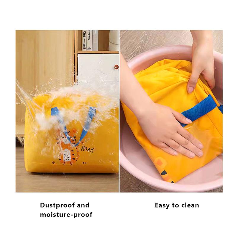 Quilt Storage Bag, Mobile Packaging Bag, Non-Woven Fabric, Student Quilt Storage Bag Large Capacity, Portable Handbag Cartoon