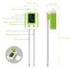 6 In 1 Soil Testing Meter Set Measure Humidity Acidity Sunlight And Heat For Gardening Farm And Greenhouse Indoor Plant