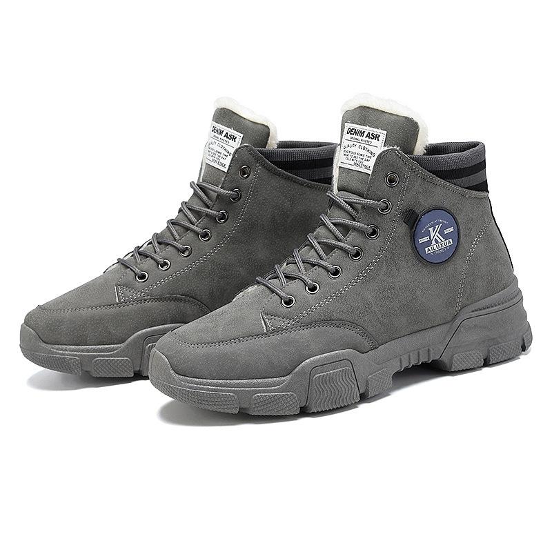 Men Shoes Winter Sneakers Suede Leather Tenis Trainers Mans Footwear Warm Winter Shoes Basket Homme Mens Shoes Casual Plus 69k