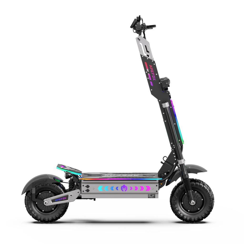 APEFOX T90 ULTRA Folding Electric Scooter: Dual 5000W*2 Motors, 72V 40AH Battery, 13-inch Tires, Front and Rear Disc Hydraulic Brakes.