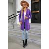 Spring and Autumn Women's Knitted Cardigan Solid Color Button Loose Long Sleeve Cardigan Knitted Cardigan