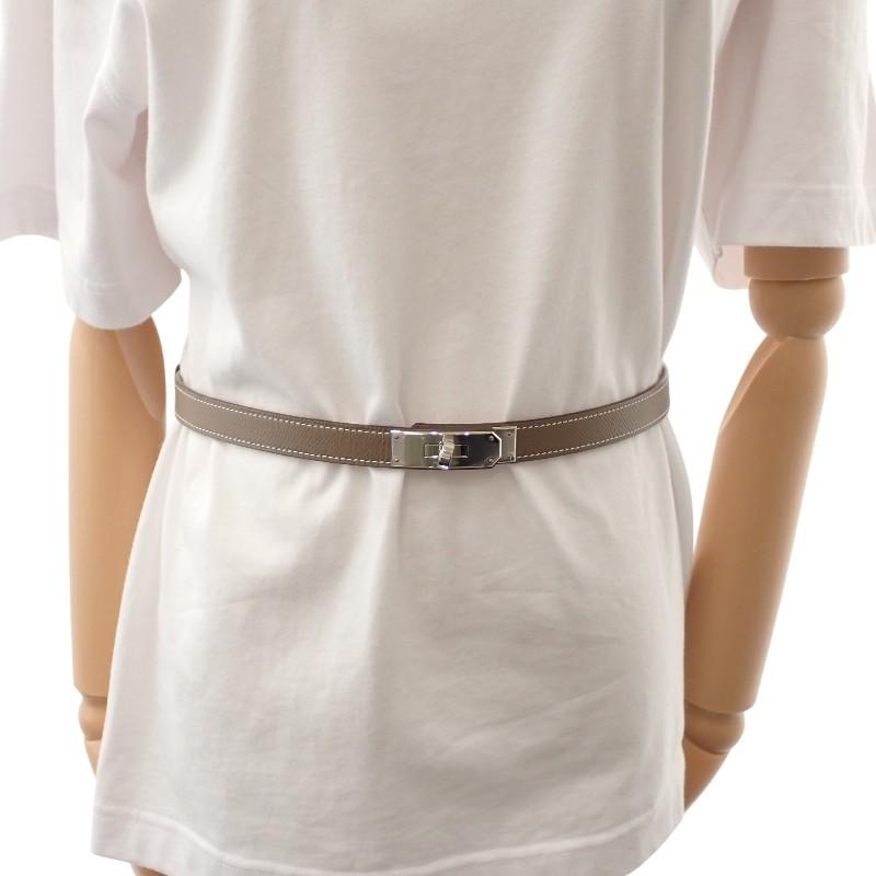HERMES   belt beige/Etope Epsom Women