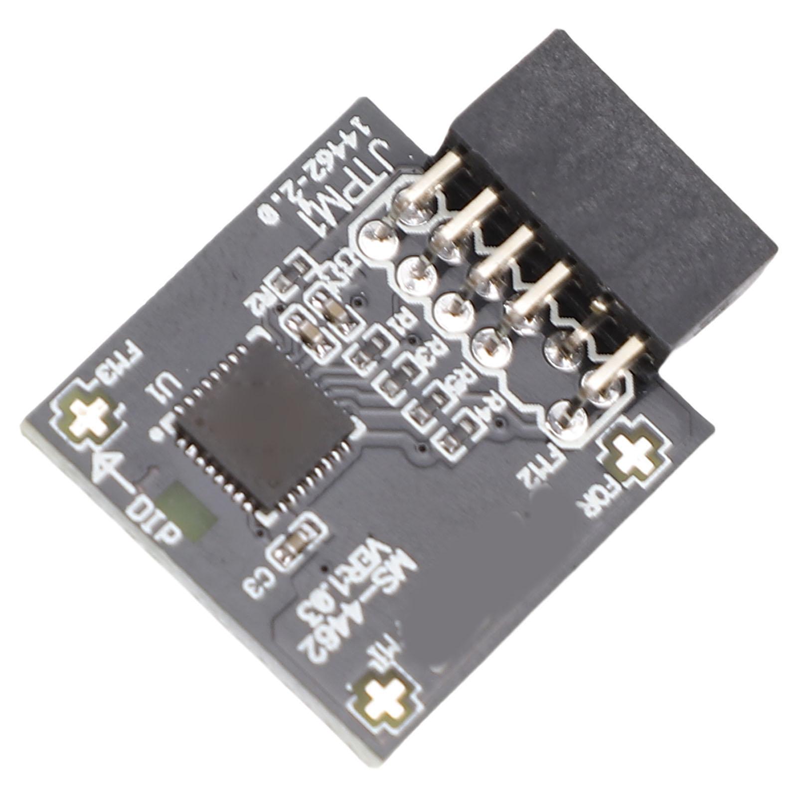 

Модуль TPM2.0 12-піновий SPI Ширше охоплення безпеки MS4462 Модуль довіреної платформи для материнської плати