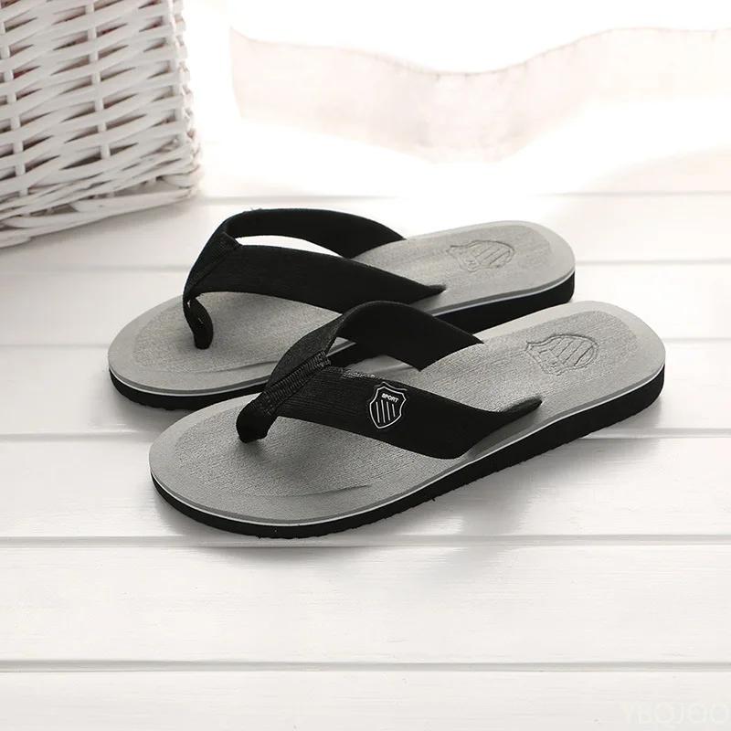 Fashion 2025 Men New Summer Shoes Men Flip Flops High Quality Beach Sandals Anti-slip Zapatos Hombre Casual Shoes Man Slippers Zapatos