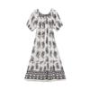 Off Shoulder Ethnic Long Dress As2wo523