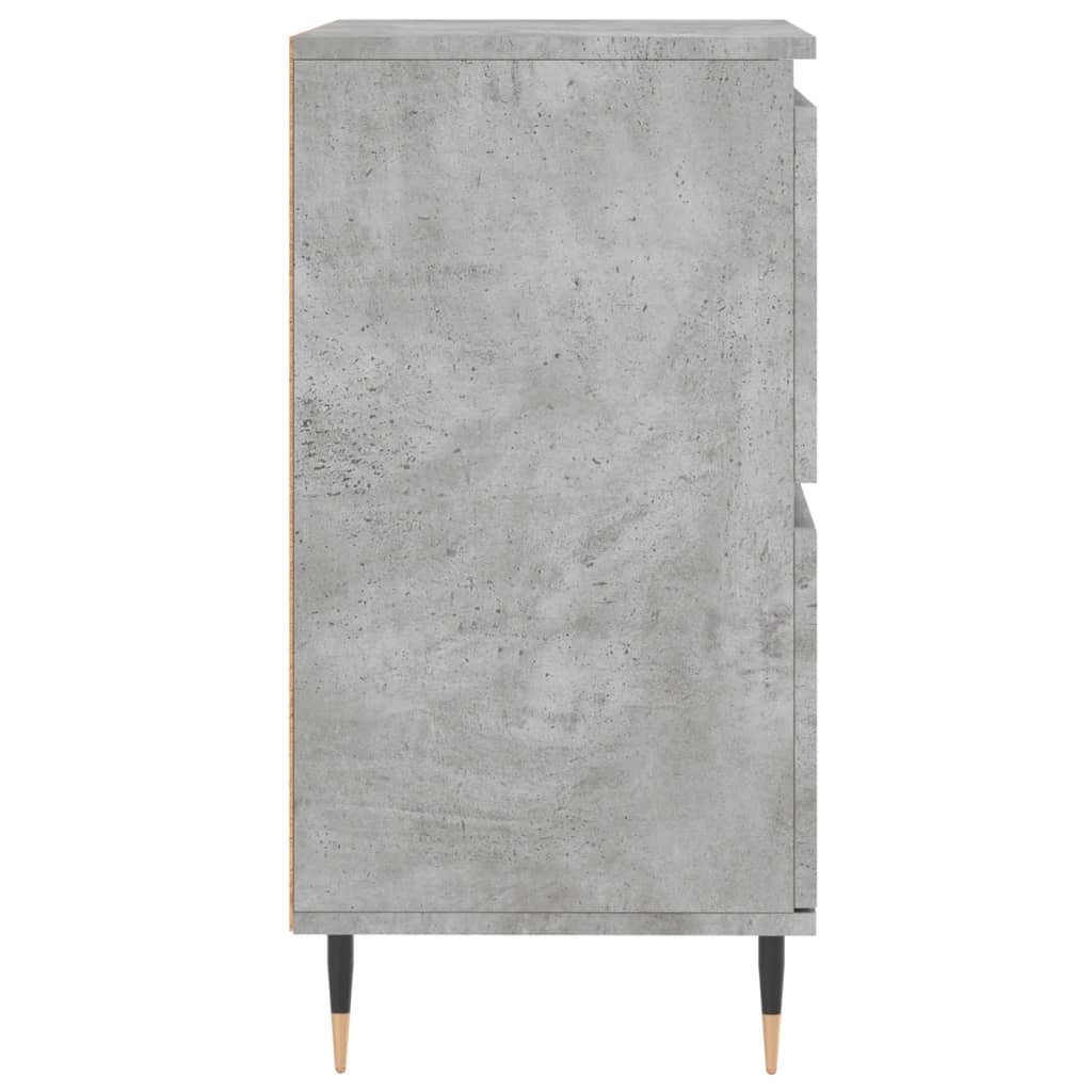Vidaxl Chest of Drawers, Concrete Grey, 60X35X70 Cm, Wood-Based Material