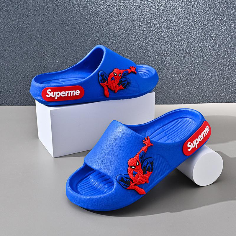 Jungen Bequeme Spider-Man Themen Indoor Rutschfeste Weiche Sohle Slipper Sandalen für Sommer
