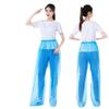 Thickened Unisex Waterproof Rain Pants with Sealed Foot Cover for Outdoor Activities